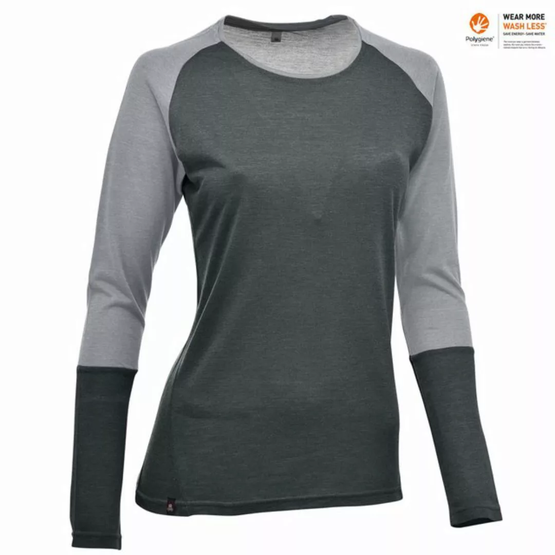 Maul Langarmshirt Maul - Damen Funktionsshirt Sorpesee Longshirt, grau schw günstig online kaufen