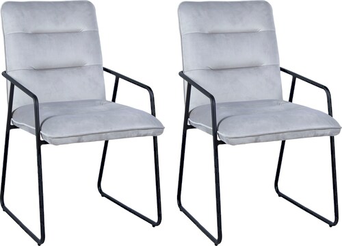 INOSIGN Polsterstuhl "Marla", (Set), 2 St., Samtvelours günstig online kaufen