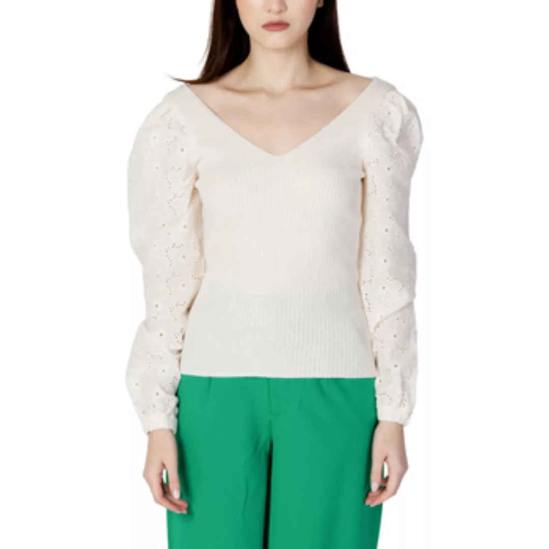 Only  Pullover ONLNADIA LS WOVEN MIX V-NECK KNT - 15283864 günstig online kaufen