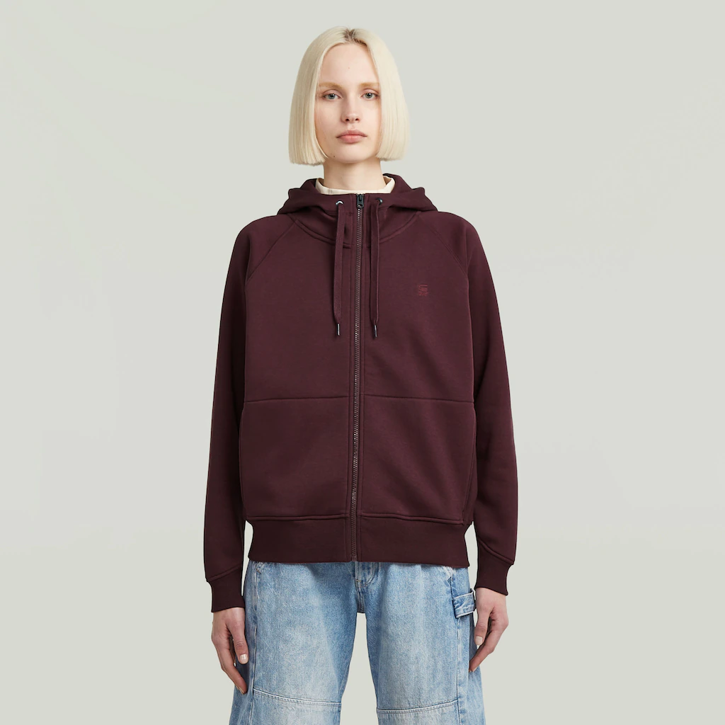 G-STAR Kapuzensweatjacke "Premium core 2.1 hdd zip thru", mit tonaler Logos günstig online kaufen