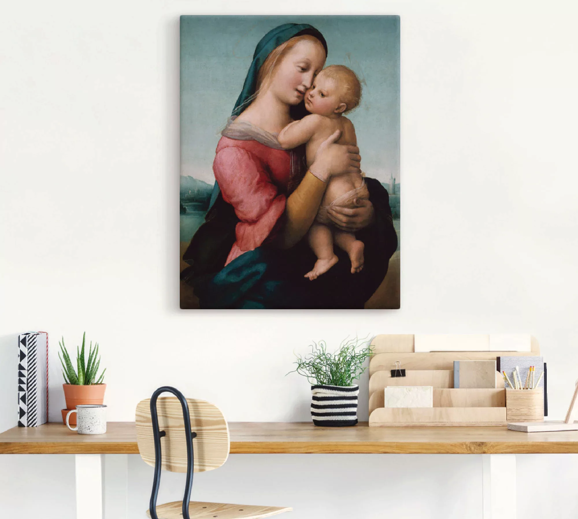 Artland Leinwandbild "Die Madonna Tempi. Um 1507", Gruppen & Familien, (1 S günstig online kaufen