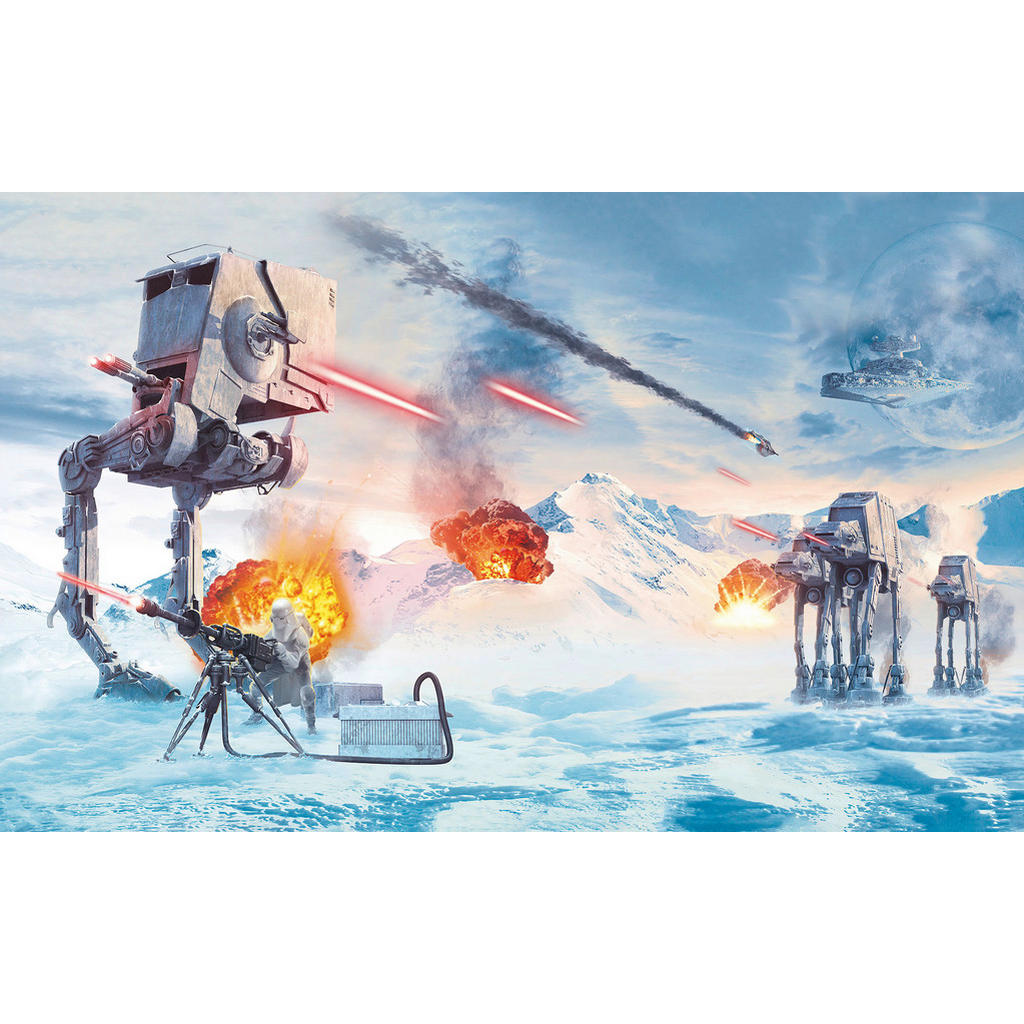 Komar Fototapete »Digitaldruck Vlies - Star Wars Hoth Showdown - Größe 400 günstig online kaufen