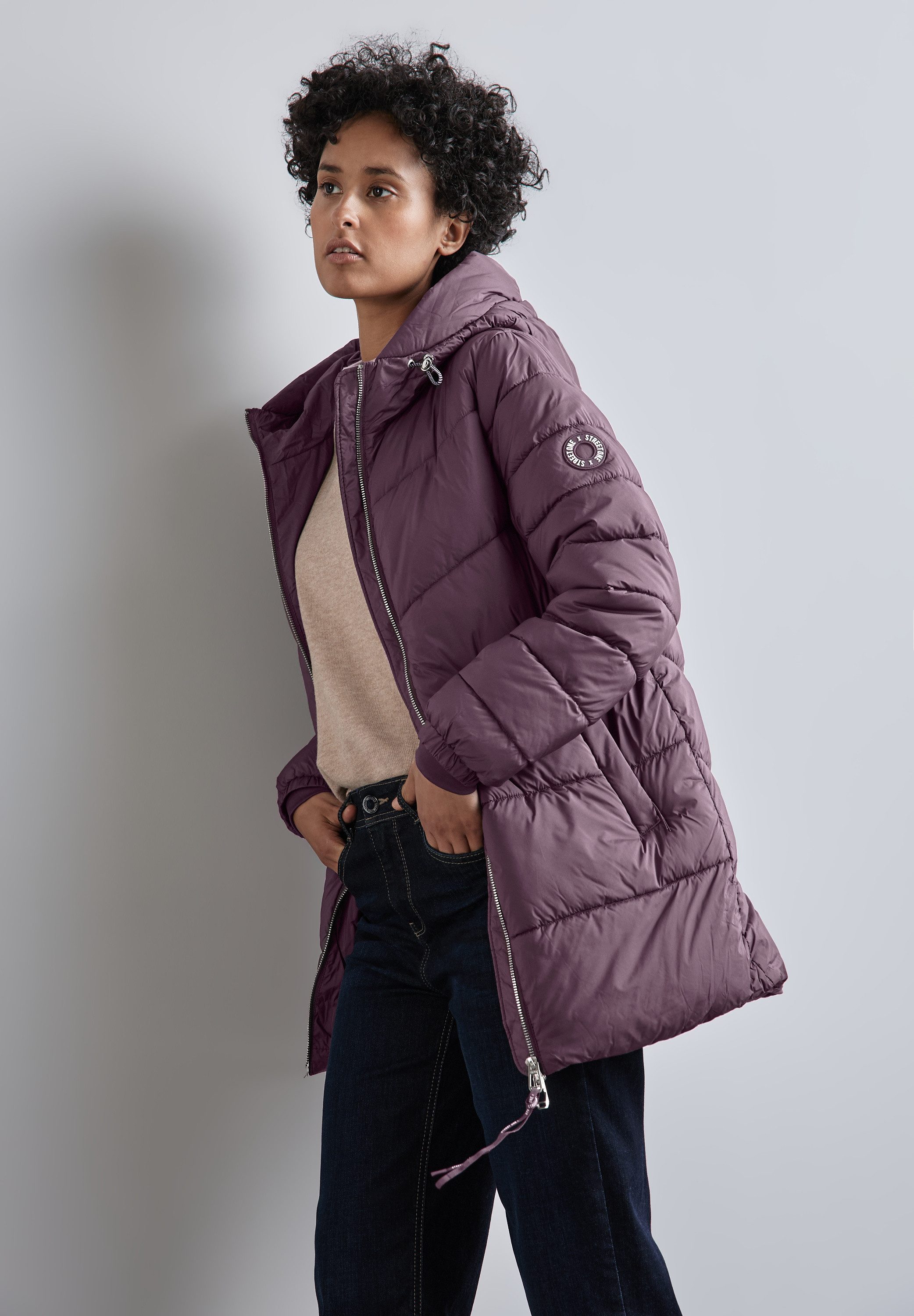 STREET ONE Steppjacke mit Kapuze günstig online kaufen