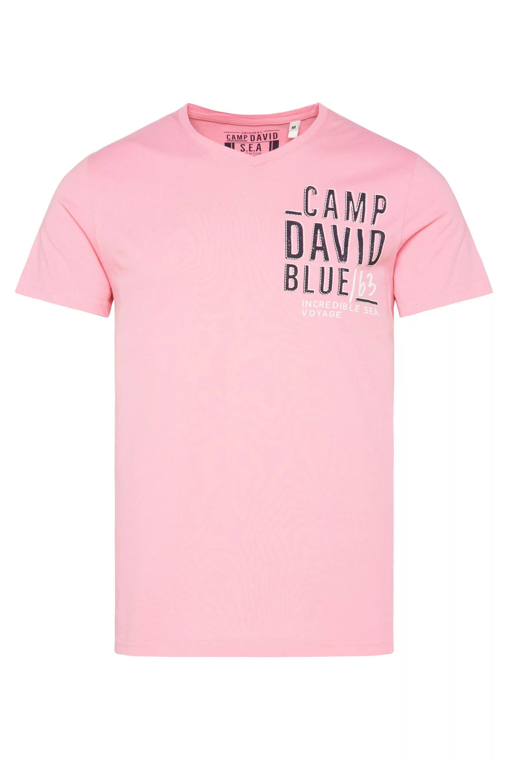 CAMP DAVID V-Shirt, aus Baumwolle günstig online kaufen