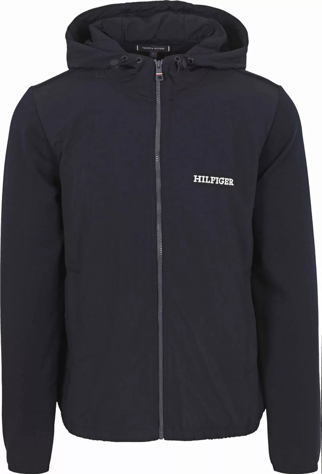 Tommy Hilfiger Strickjacke Struktur Navy  - Größe 3XL günstig online kaufen