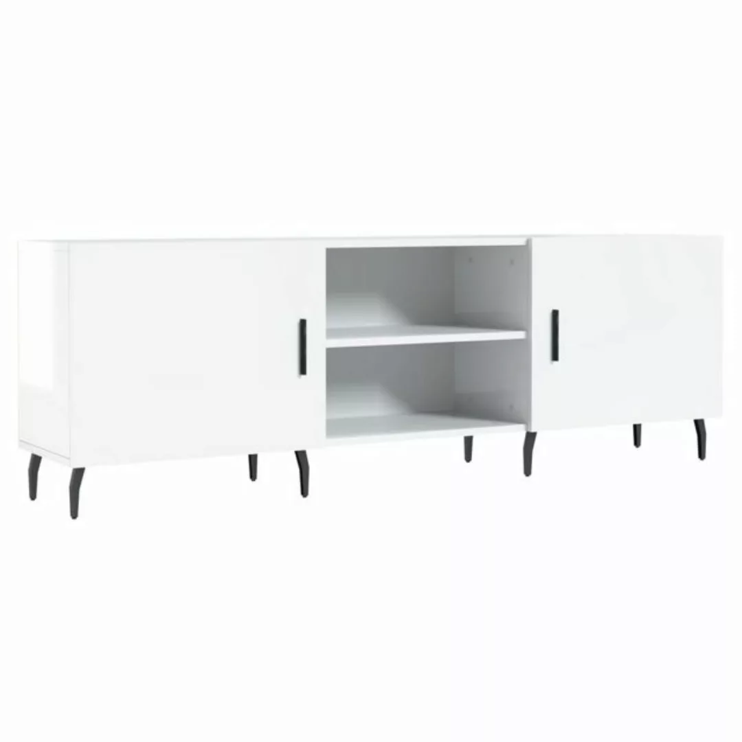 vidaXL TV-Schrank TV-Schrank Hochglanz-Weiß 150x30x50 cm Holzwerkstoff (1-S günstig online kaufen