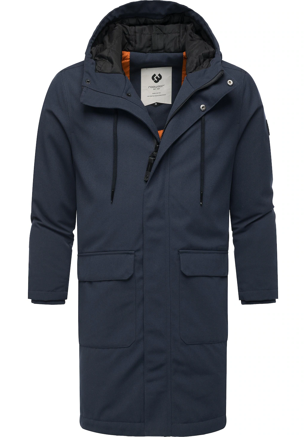 Ragwear Wintermantel "Mr Them Long", lange wasserdichte Herren Winterjacke günstig online kaufen