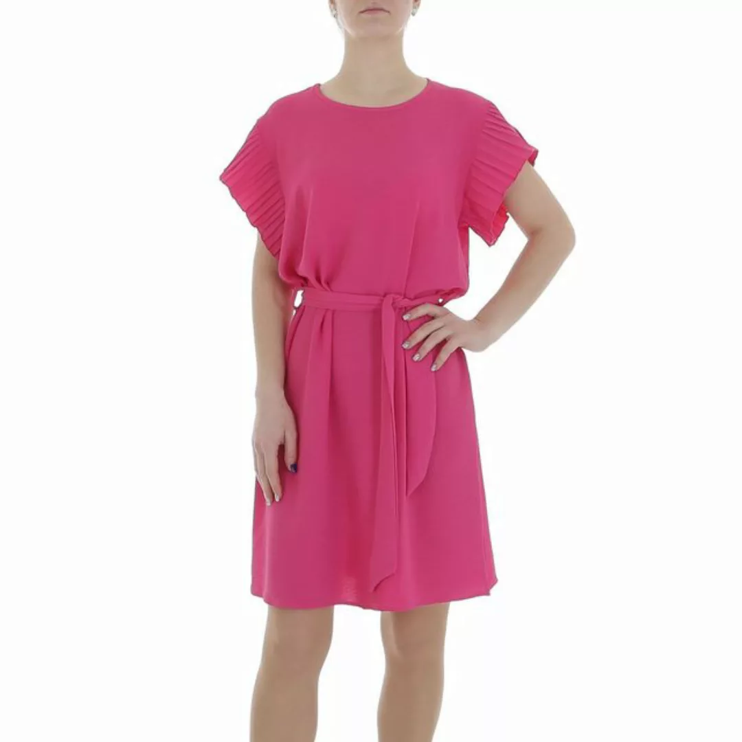 Ital-Design Sommerkleid Damen Freizeit (86164424) Kreppoptik/gesmokt Minikl günstig online kaufen