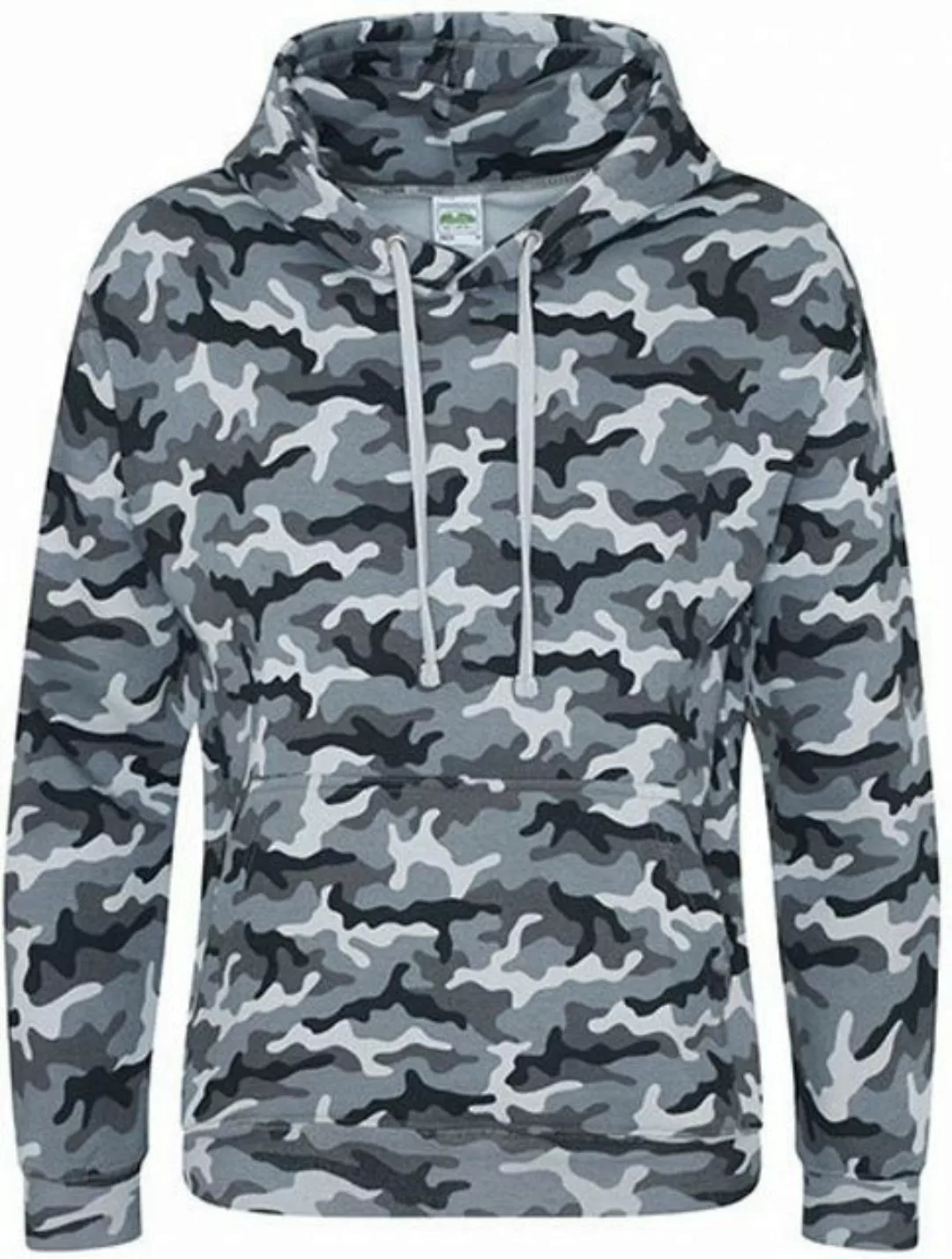 Just Hoods Kapuzenpullover Herren Camo Hoodie / (WRAP)-Zertifizierung günstig online kaufen