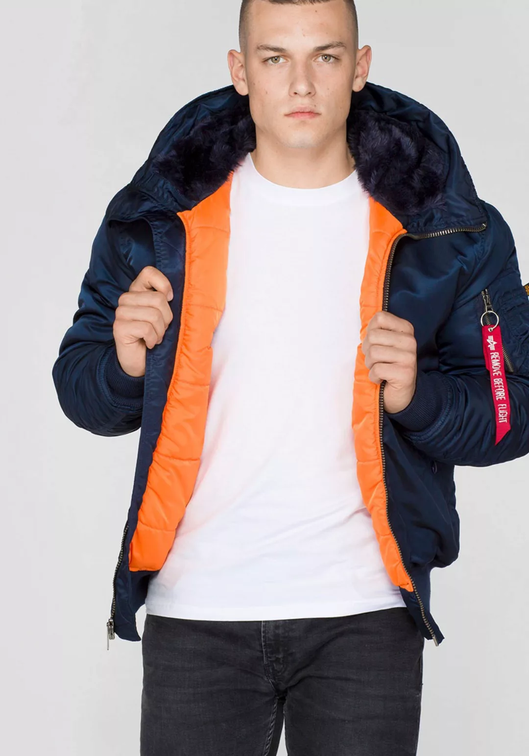 Alpha Industries Bomberjacke "MA-1 HOODED", mit Kapuze günstig online kaufen