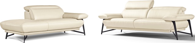 Egoitaliano Sofa »Anais, Design mit hohem Sitzkomfort, Fußfarbe schattengra günstig online kaufen