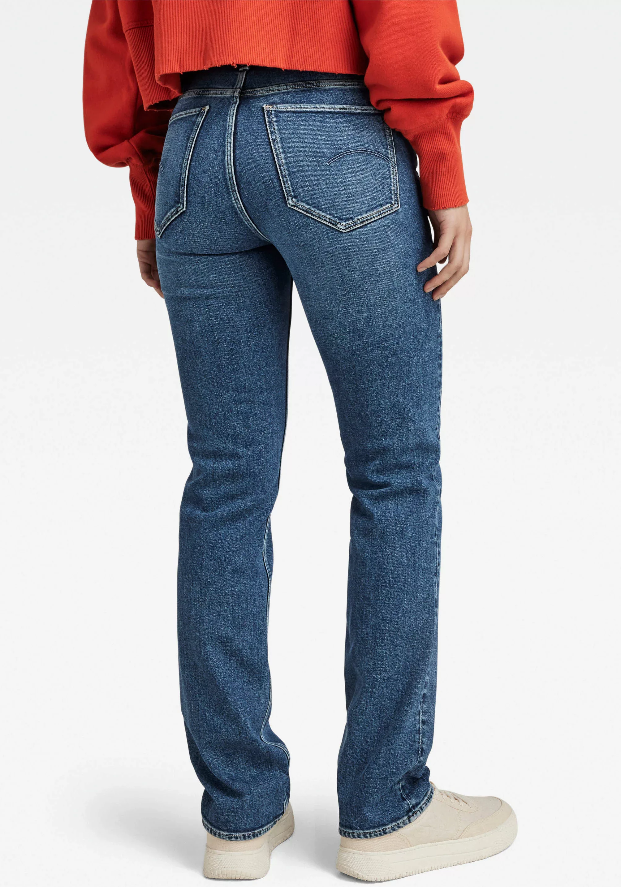 G-Star RAW Straight-Jeans "Strace Straight Wmn" günstig online kaufen