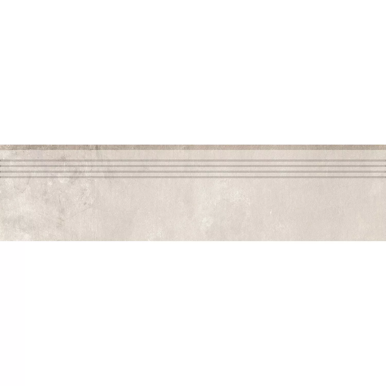 Trittstufe Denver Feinsteinzeug Glasiert Matt Weiß 30 cm x 120 cm günstig online kaufen