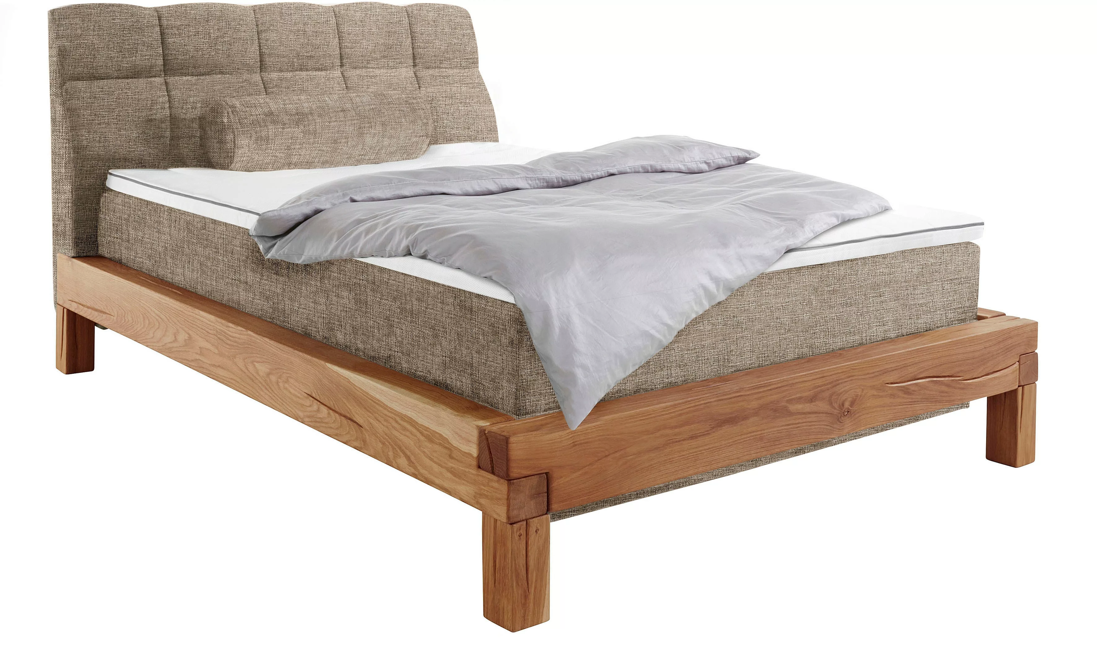 Home affaire Boxspringbett "Villads", Liegefläche: 140/200 cm, aus Balkenei günstig online kaufen