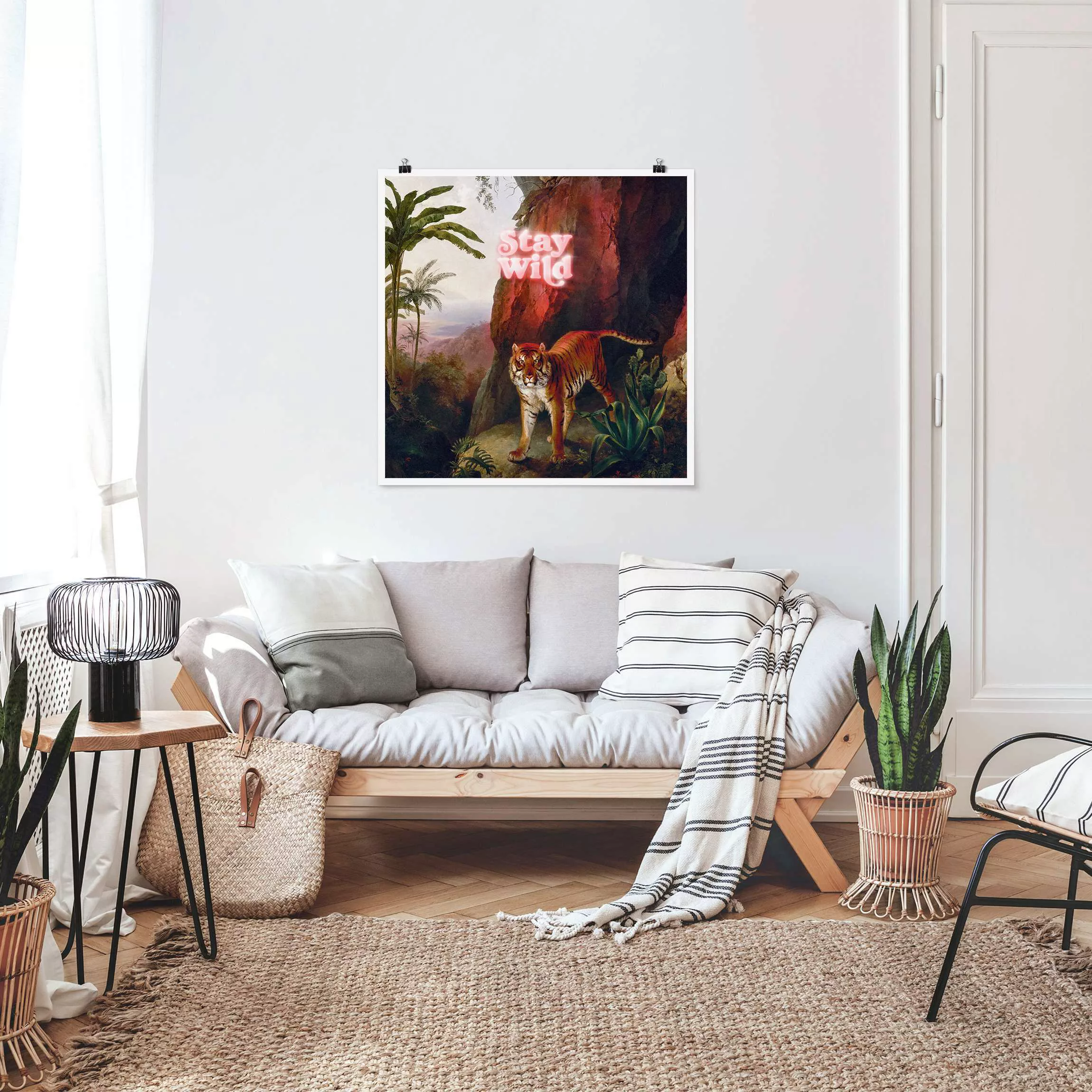 Poster Stay Wild Tiger günstig online kaufen