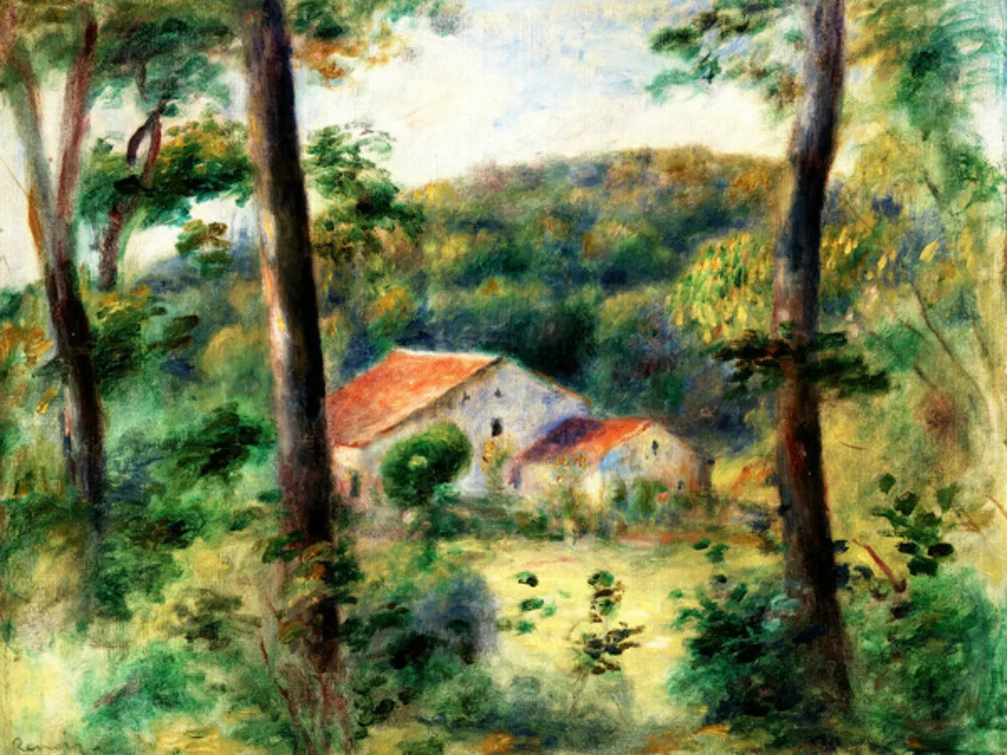 Poster / Leinwandbild - Pierre-auguste Renoir: Umgebung Von Briey günstig online kaufen