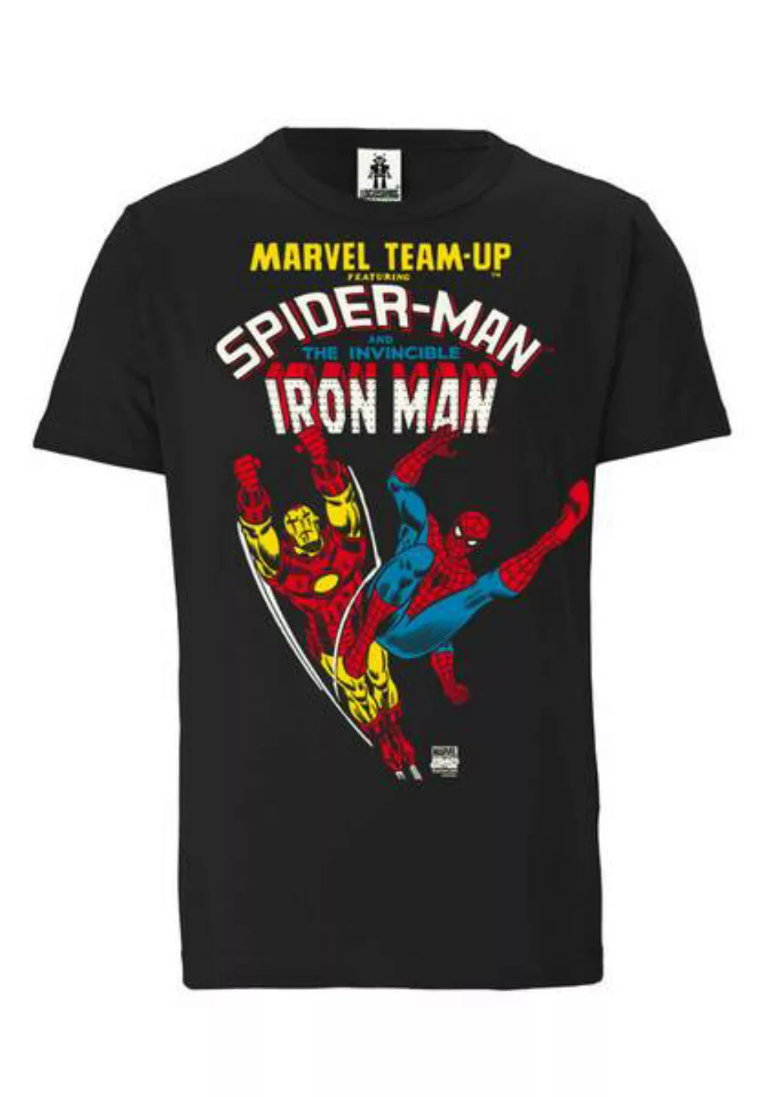 Team Spider-man & Iron Man - Marvel - Logoshirt - 100% Organic Cotton günstig online kaufen