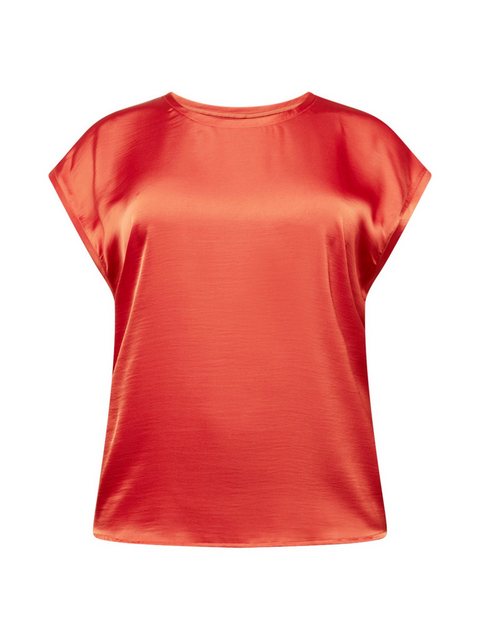 Vero Moda Curve Kurzarmbluse VMCREBA (1-tlg) Plain/ohne Details günstig online kaufen