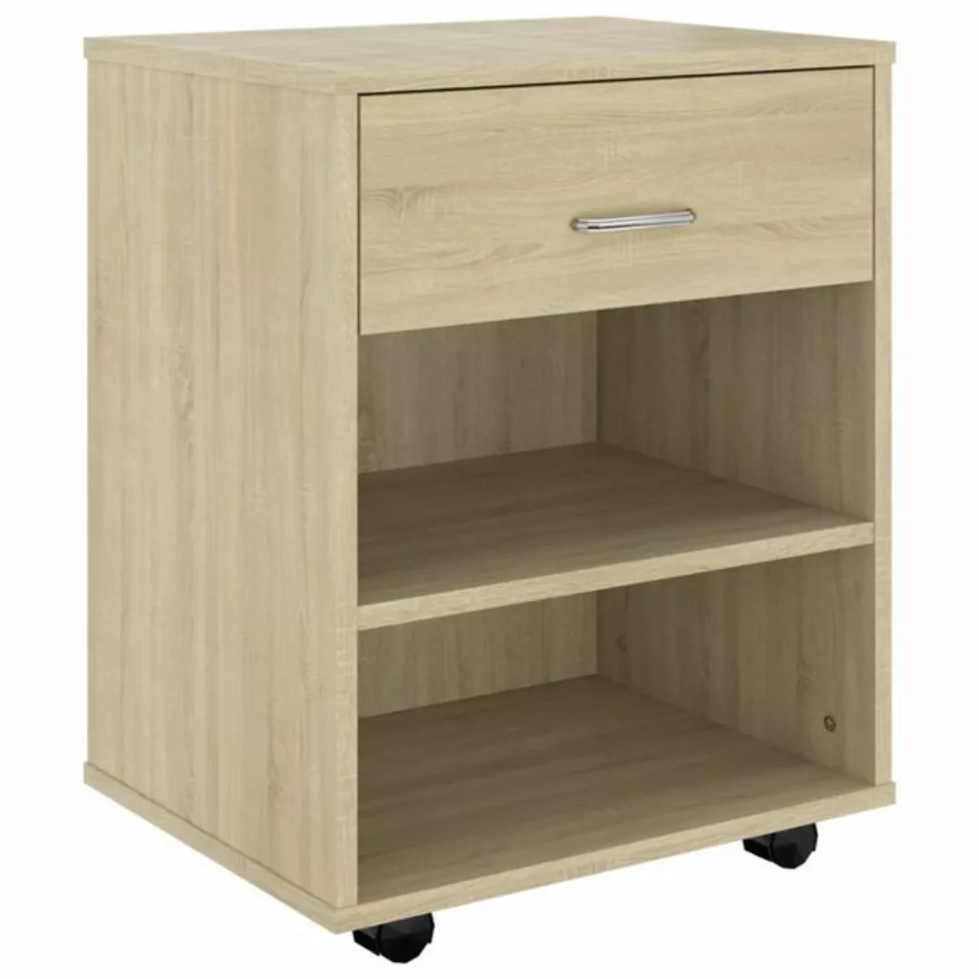 vidaXL Rollschrank Sonoma-Eiche 46x36x59 cm Holzwerkstoff günstig online kaufen