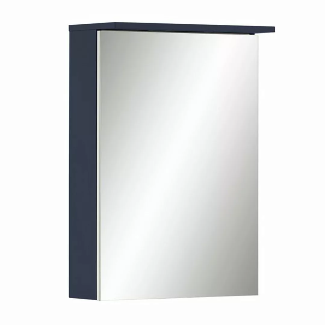 Lomadox Spiegelschrank JONA-80 Badezimmerspiegelschrank blau mit LED beleuc günstig online kaufen