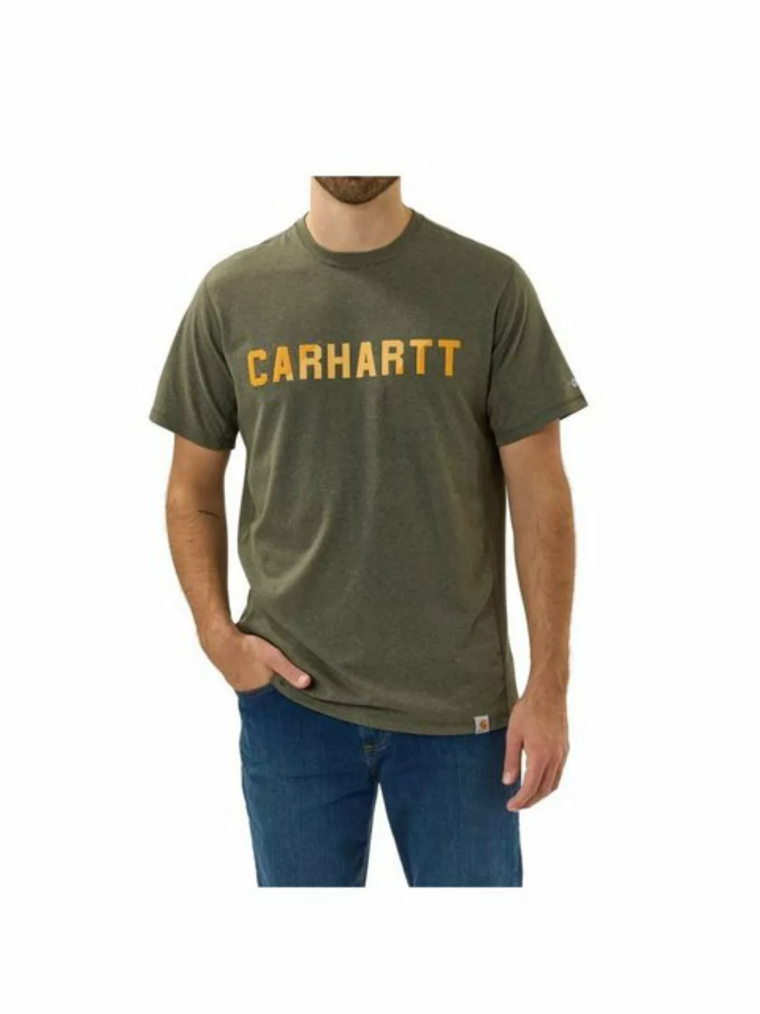 Carhartt T-Shirt Carhartt FORCE FLEX BLOCK LOGO T-SHIRTS S/S 105203 (1-tlg) günstig online kaufen