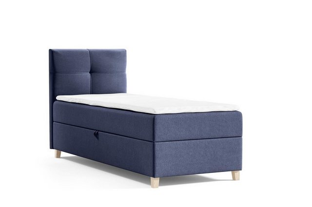 Beautysofa Boxspringbett Modern Boxspringbett mit Topper HELEN MINI Schlafz günstig online kaufen