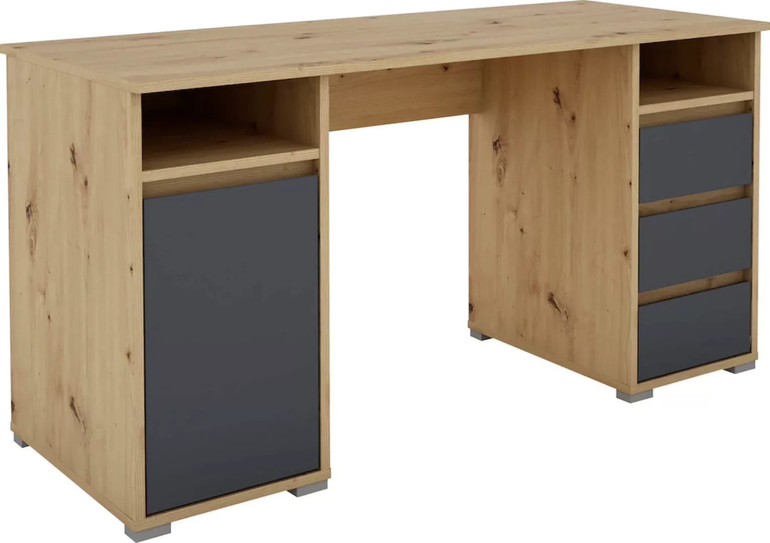 byLIVING Schreibtisch "Lobo", Breite 138 cm, Computertisch mit Schubladen, günstig online kaufen