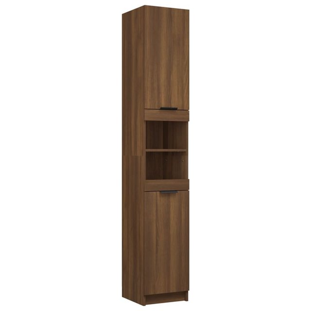 vidaXL Schrankmodule Badschrank Braun Eichen-Optik 32x34x188,5 cm Holzwerks günstig online kaufen