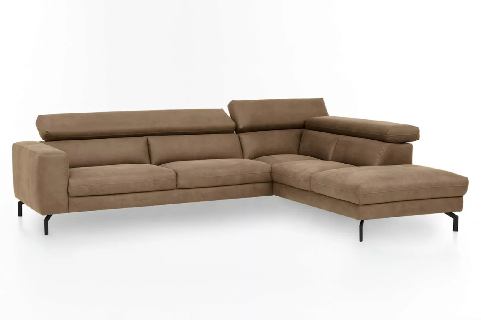 KAWOLA Ecksofa CALINA Sofa braun günstig online kaufen