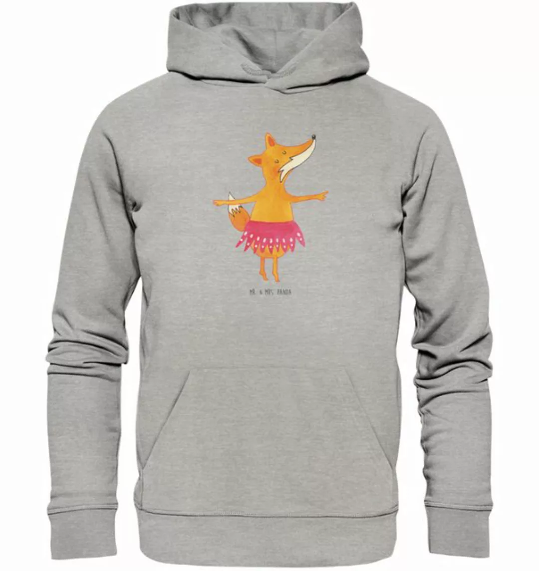 Mr. & Mrs. Panda Hoodie Größe M Fuchs Ballerina - Heather Grey - Geschenk, günstig online kaufen