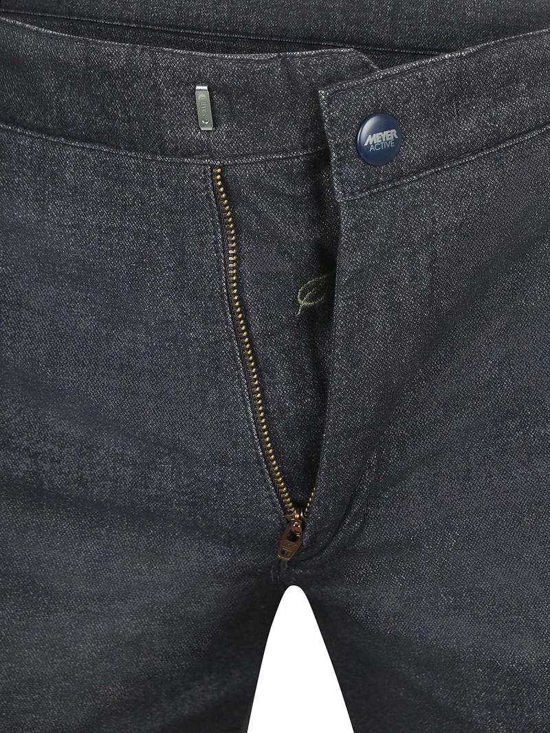 Meyer Chino Bonn Melange Navy - Größe 27 günstig online kaufen