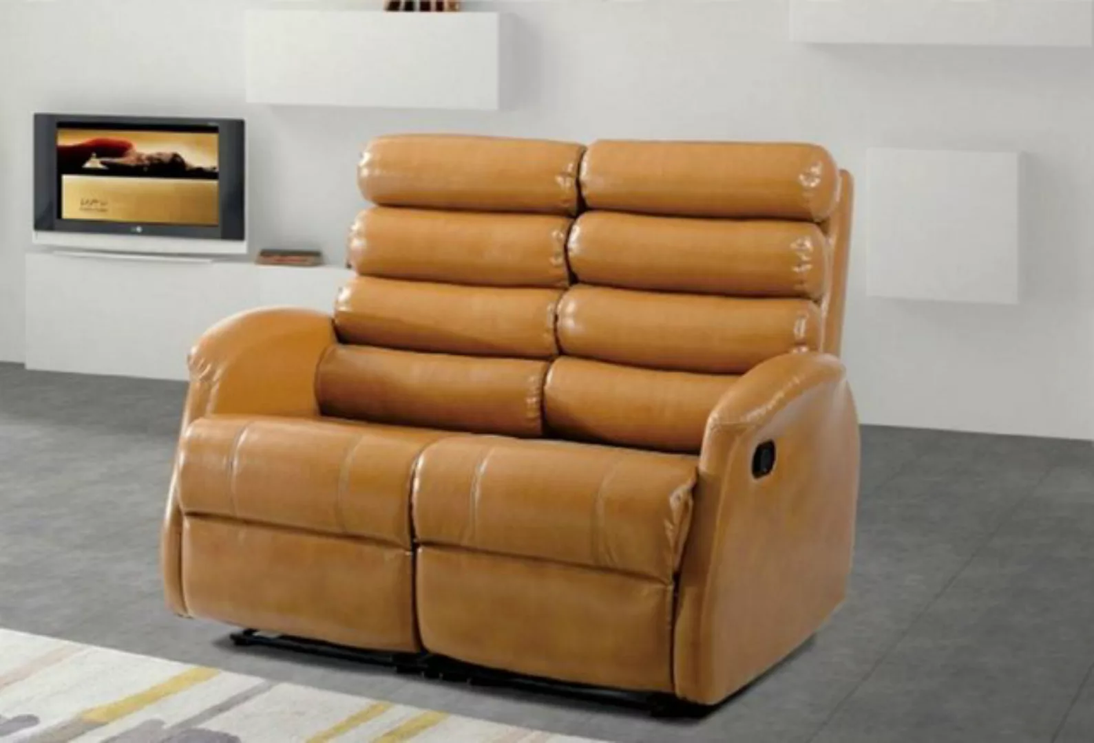 JVmoebel 2-Sitzer Moderne Zweisitzer Couch Polster Design Wohnzimmer Möbel günstig online kaufen