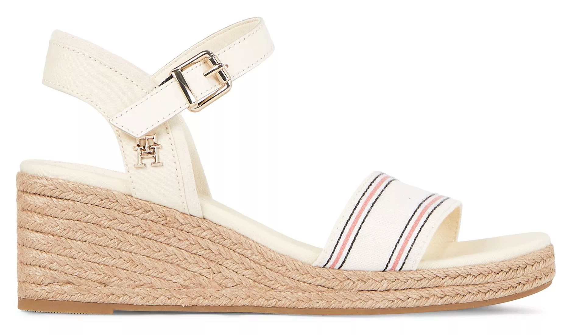 Tommy Hilfiger Keilsandalette "SHIRTING WEDGE SANDAL", Sommerschuh, Sandale günstig online kaufen