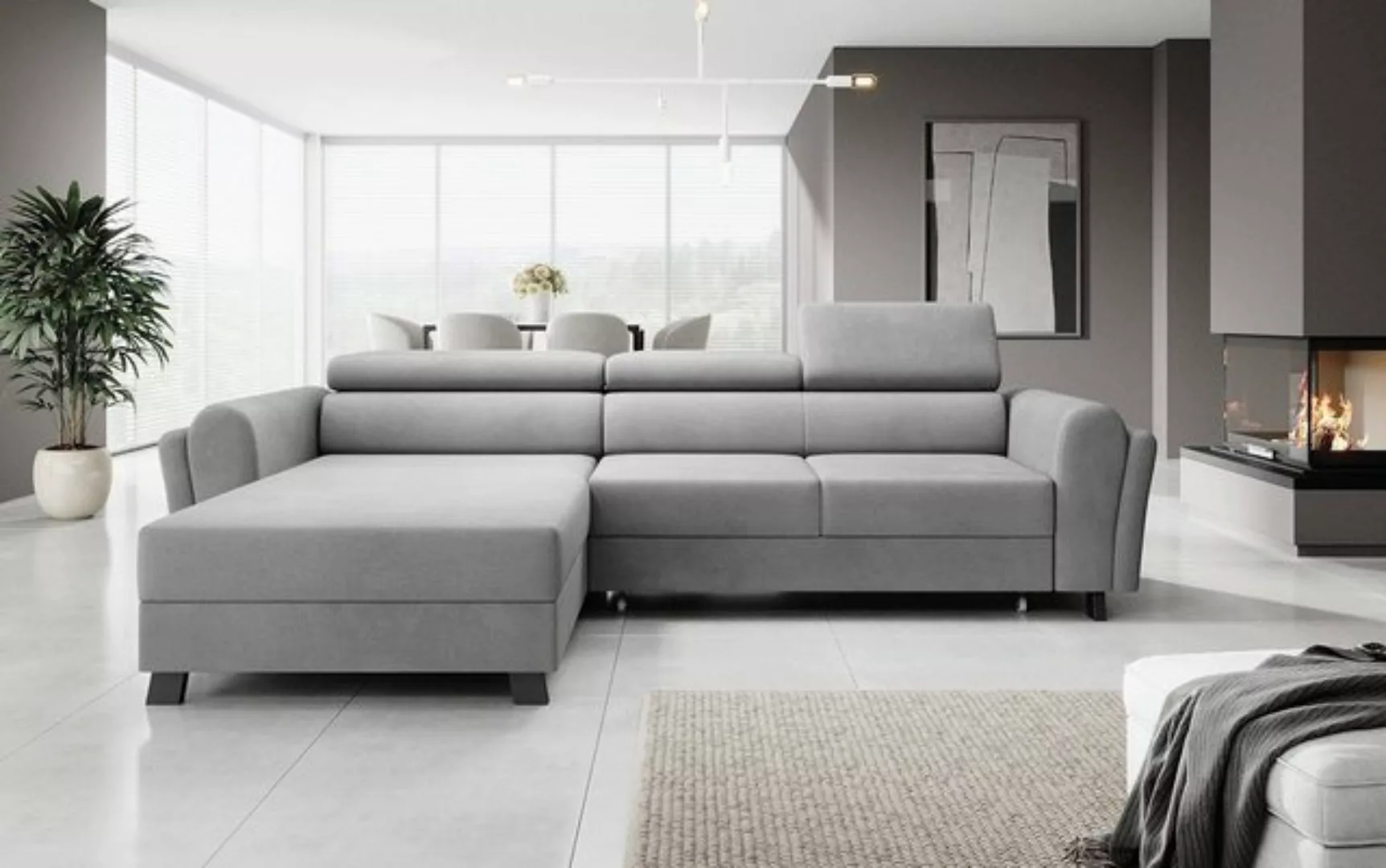 Luxusbetten24 Schlafsofa Designer Sofa Massimo, mit Stauraum und Schlaffunk günstig online kaufen