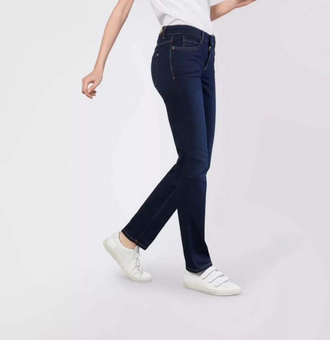 MAC Bequeme Jeans MAC Straight Fit Jeans mit Shaping-Effekt in Dark (1-tlg) günstig online kaufen