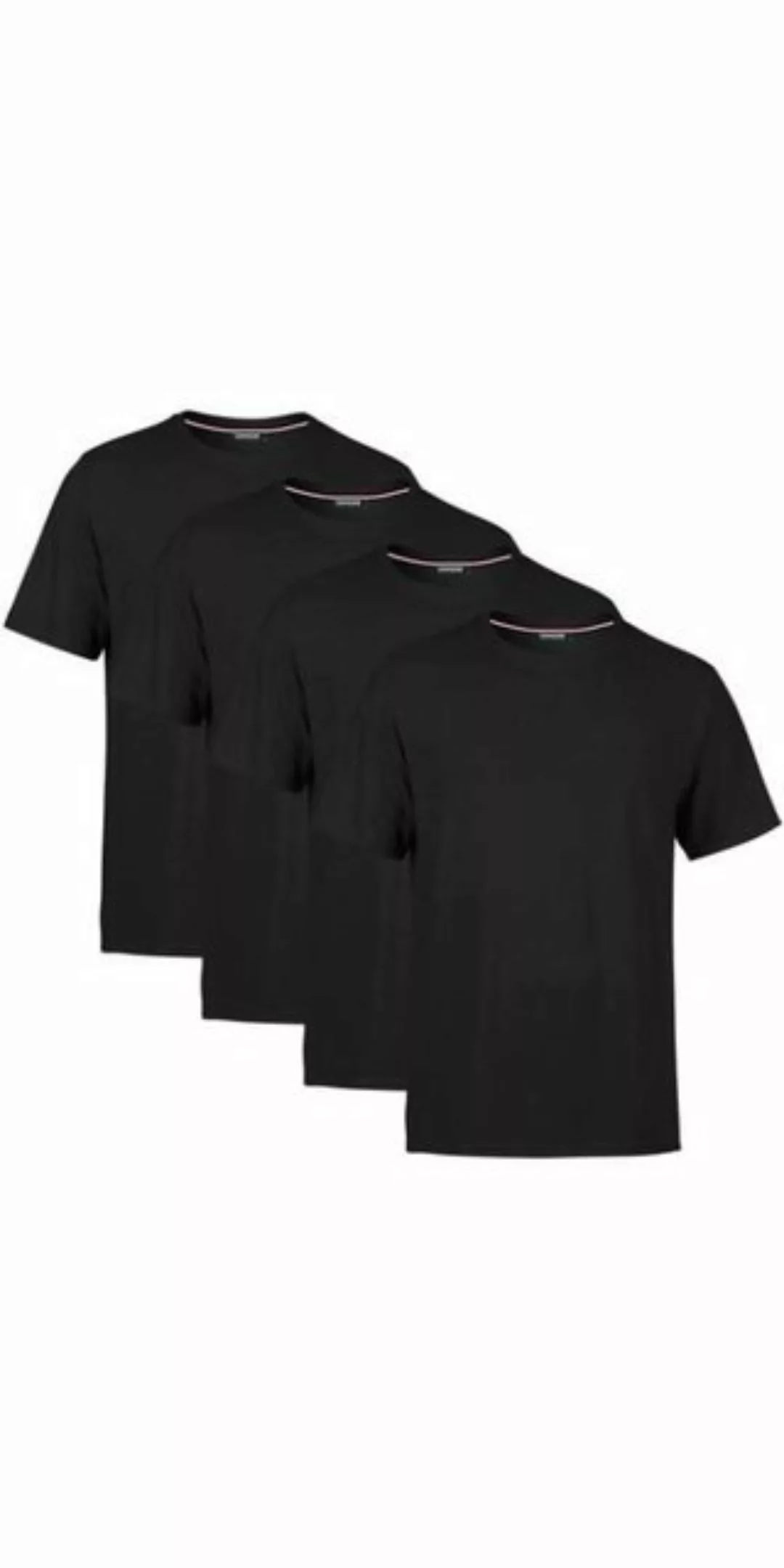 COMEOR T-Shirt Herren Basic T-Shirts Baumwolle (Packung, 4-tlg) mit gerader günstig online kaufen