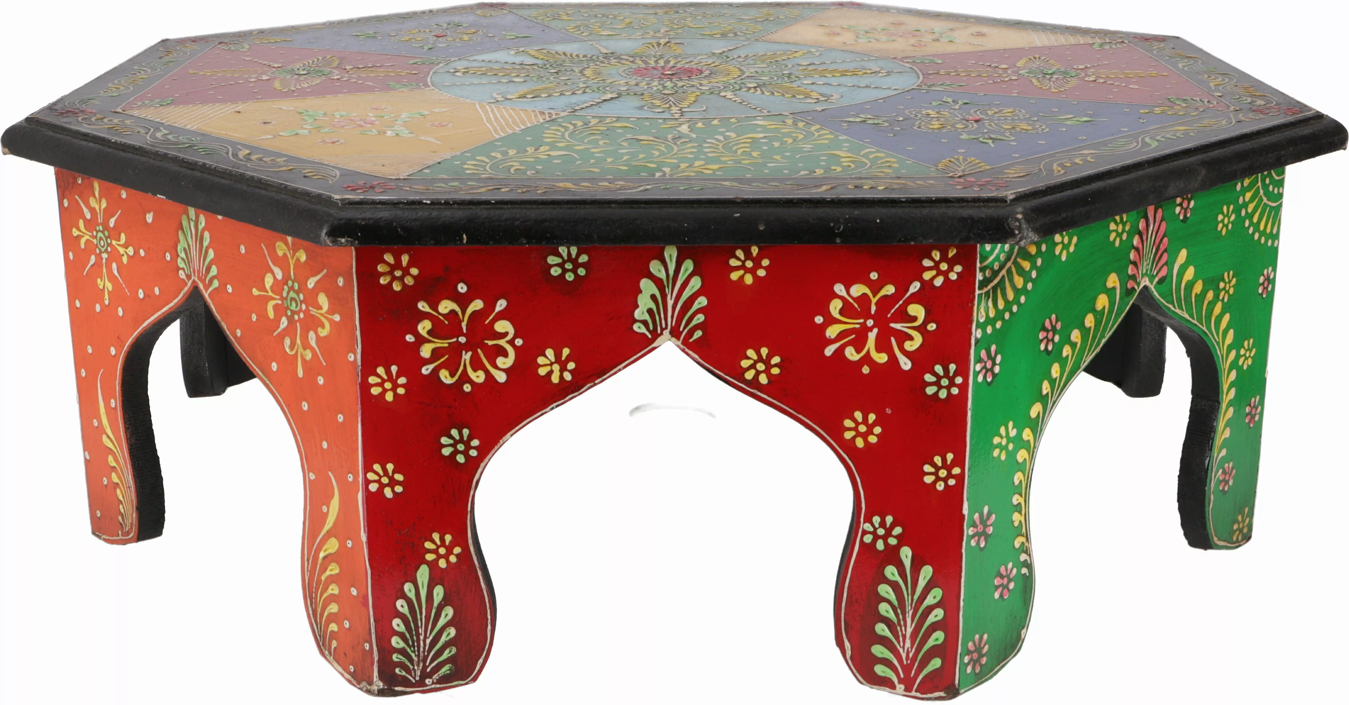 Guru-Shop Couchtisch Bemalter kleiner Tisch, Minitisch, günstig online kaufen