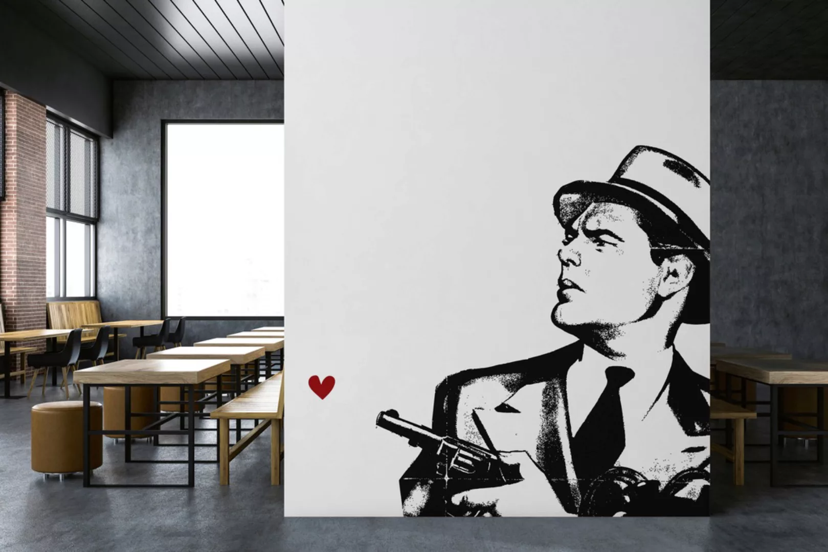 living walls Fototapete »ARTist Don`t you dare !«, Vlies, Wand, Schräge günstig online kaufen