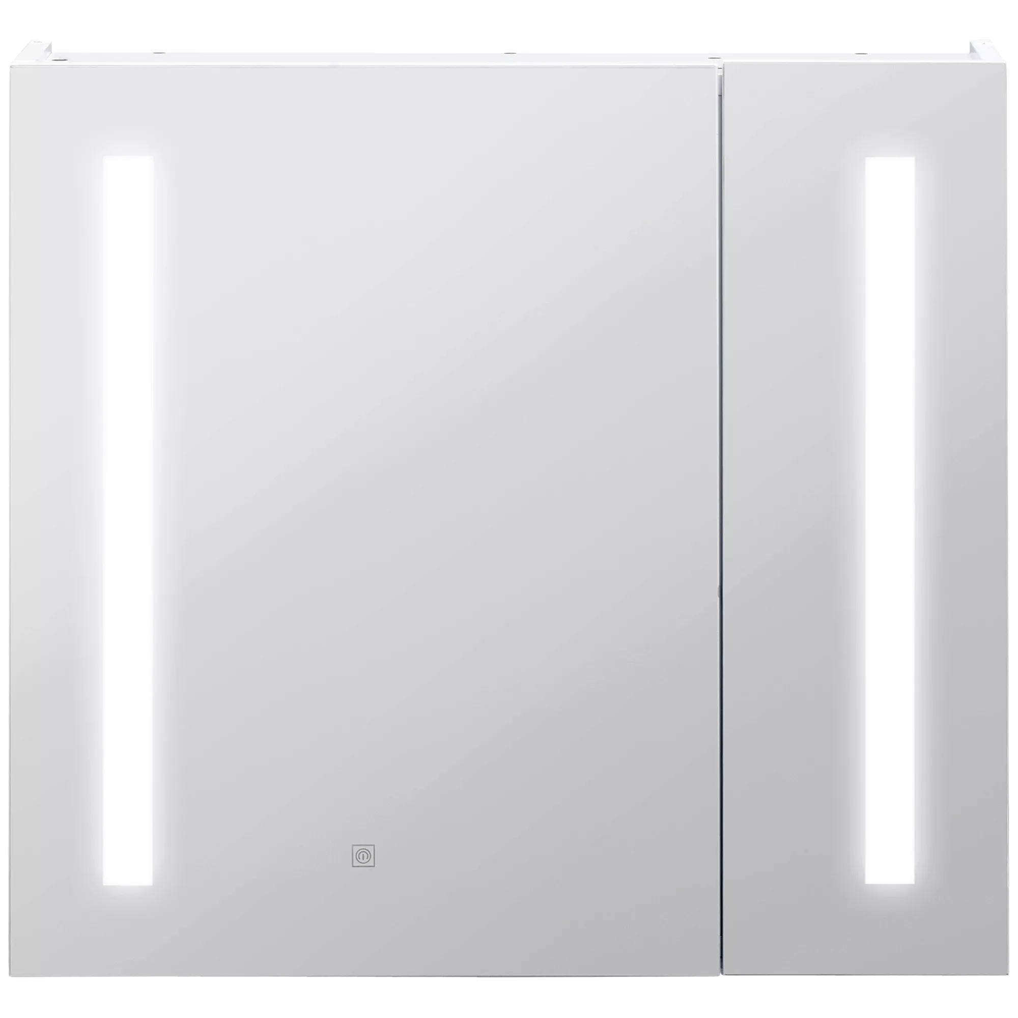 Kleankin Wandmontierter Badezimmerspiegelschrank mit LED-Beleuchtung Badezi günstig online kaufen