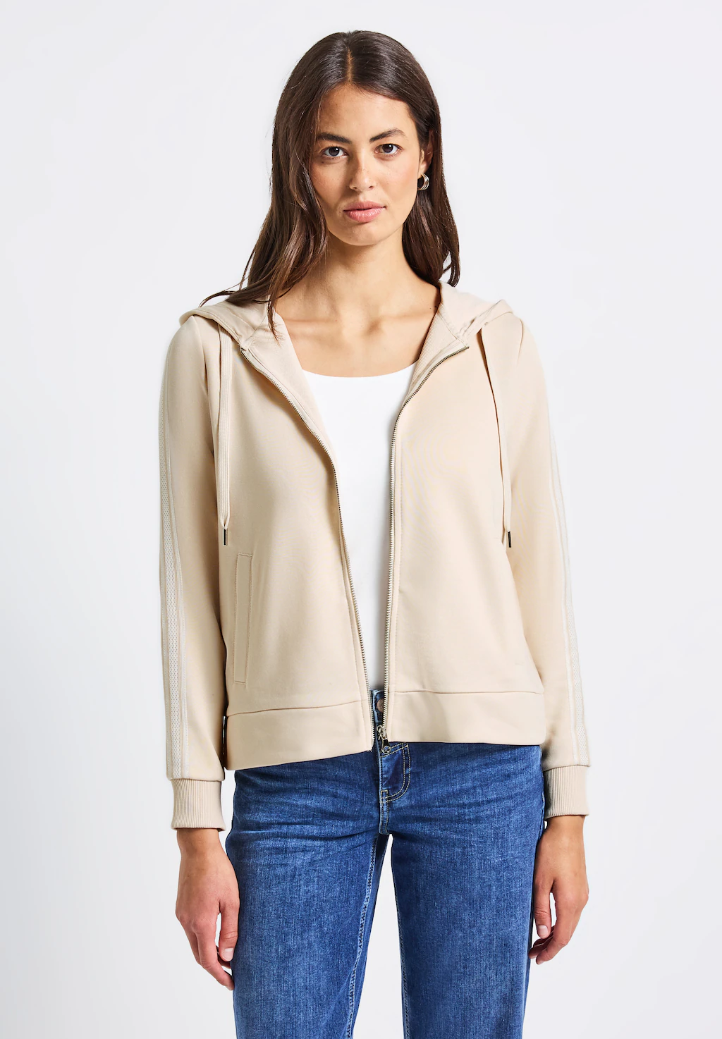 STREET ONE Sweatjacke, im soften Baumwoll-Mix günstig online kaufen
