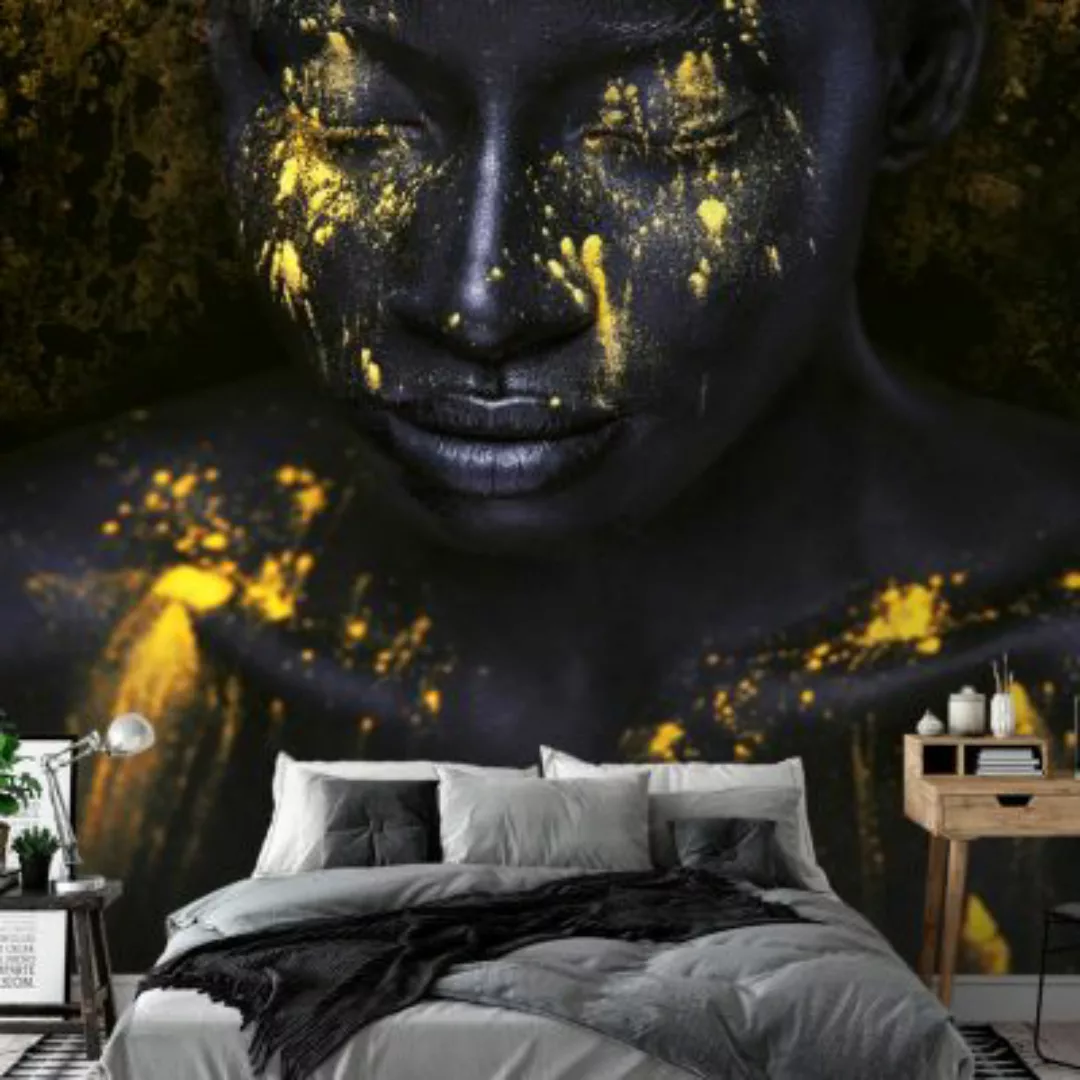 artgeist Fototapete Bathed in Gold mehrfarbig Gr. 300 x 210 günstig online kaufen