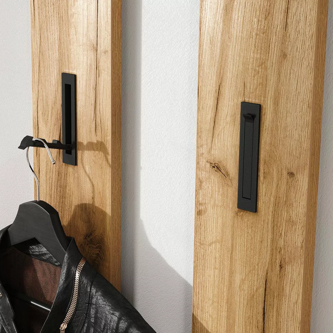 Lomadox Garderobenpaneel ABERDEEN-01, mit ausklappbaren Haken, günstig online kaufen