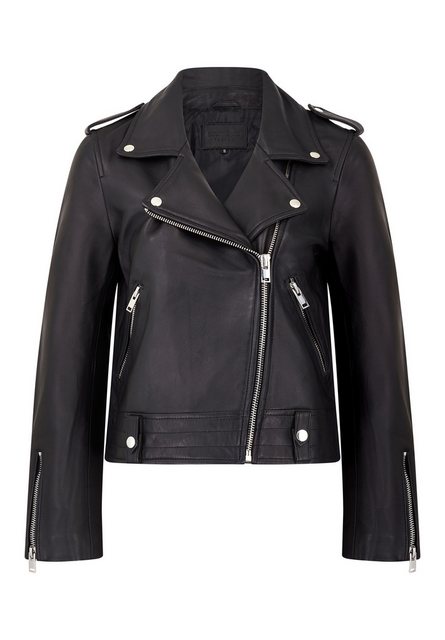 Bolongaro Trevor Lederjacke Ria Biker Biker, Superweiches Leder, asymmetris günstig online kaufen