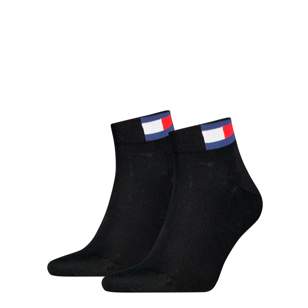Tommy Hilfiger Kurzsocken "TH UNI TJ QUARTER 2P FLAG", (2 Paar), Verstärkte günstig online kaufen