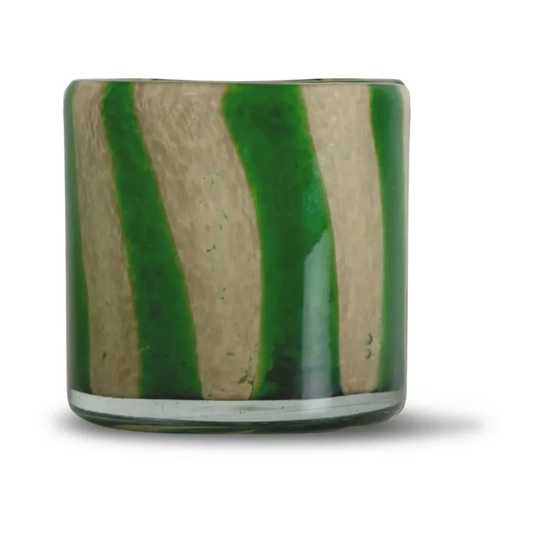 Calore Windlicht-Vase M Ø15cm Green-beige günstig online kaufen