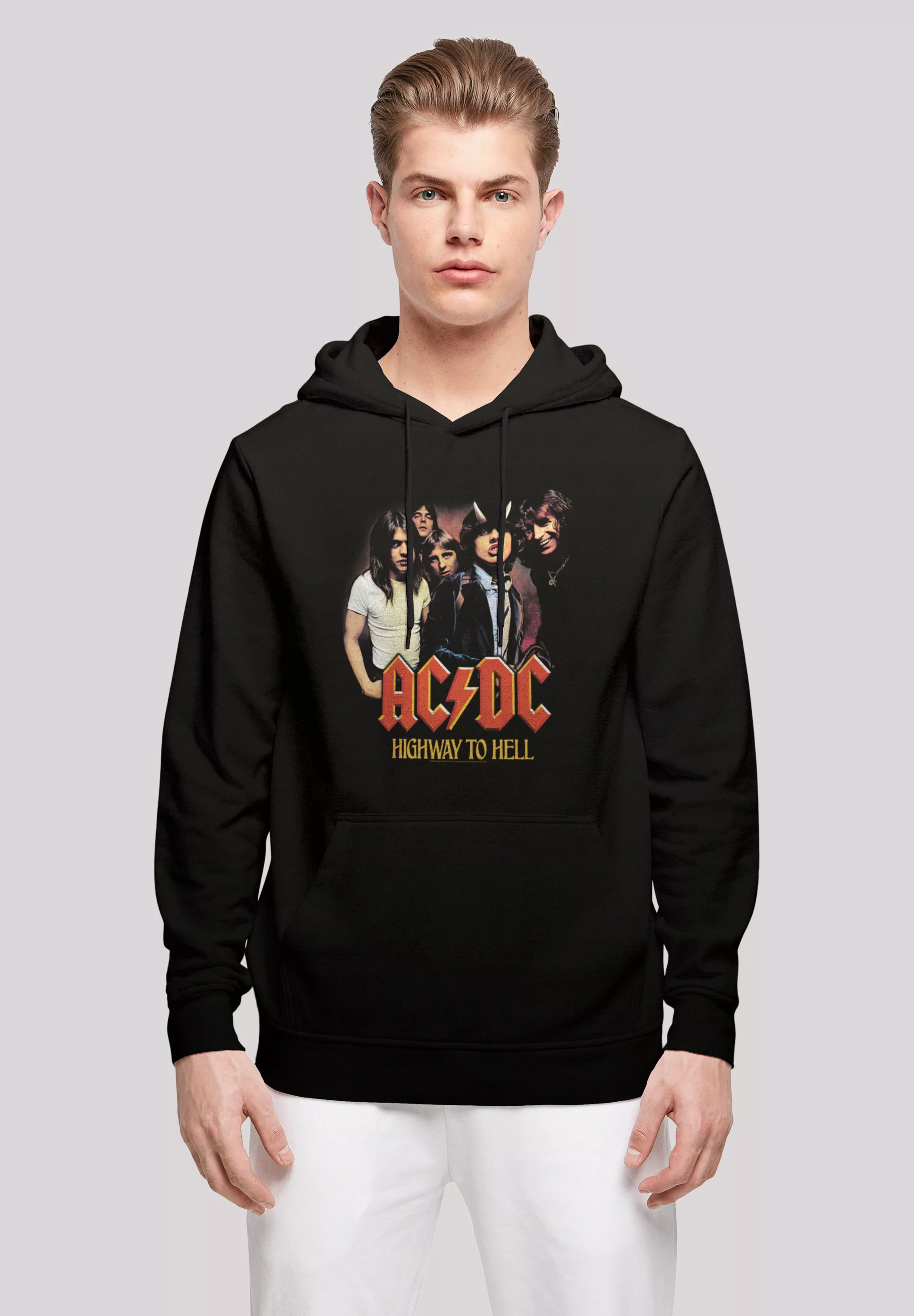 F4NT4STIC Kapuzenpullover "ACDC Rock Band Music Highway To Hell Group" günstig online kaufen