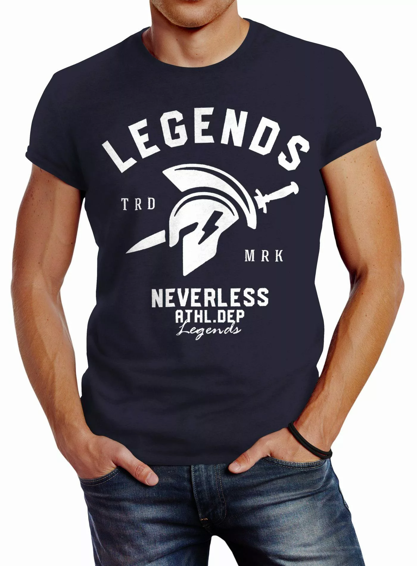 Neverless Print-Shirt Cooles Herren T-Shirt Legends günstig online kaufen