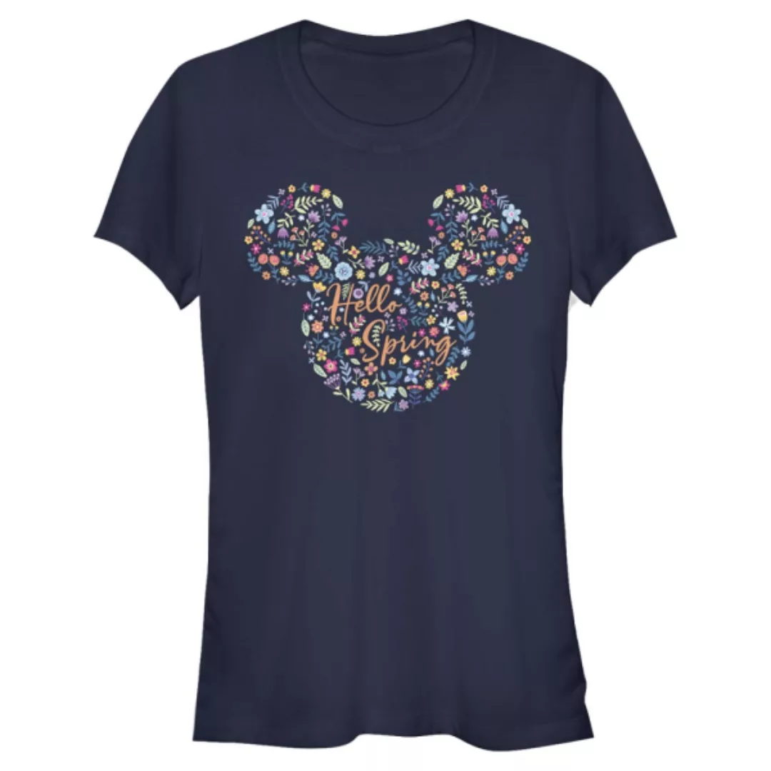 Disney - Micky Maus - Micky Maus Floral Ears - Frauen T-Shirt günstig online kaufen