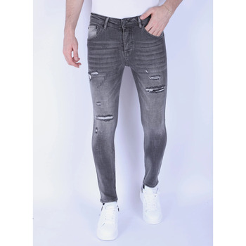 Local Fanatic  Slim Fit Jeans Stonewashed Slim Jeans Mit Stretch günstig online kaufen