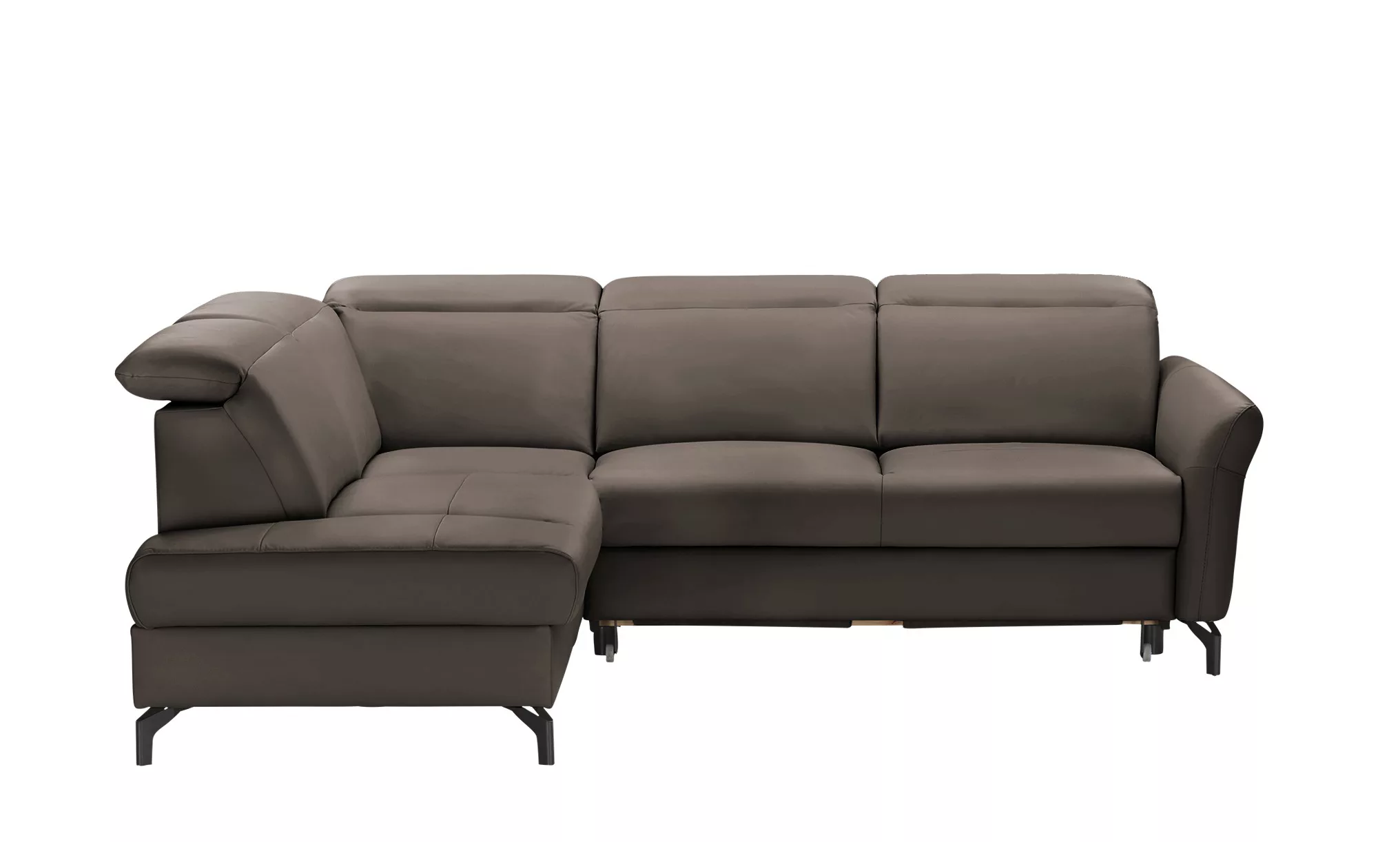 uno Ecksofa  Basel ¦ braun ¦ Maße (cm): B: 243 H: 100 T: 200 Polstermöbel > günstig online kaufen